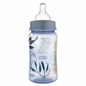 CANPOL BABIES Antikoliková fľaša EasyStart GOLD modrá 240 ml vyobraziť