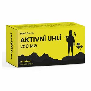 MOVIT ENERGY Aktívne uhlie 250 mg 20 tabliet vyobraziť