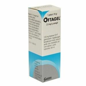 OFTAGEL 2, 5 mg/g očný gél 10 g vyobraziť