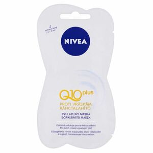 NIVEA Q10 Plus Vyhladzujúca pleťová maska proti vráskam 2 x 7, 5 ml vyobraziť