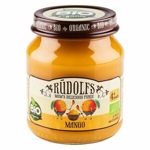 RUDOLFS Bio príkrm mango 4m+ 120 g vyobraziť