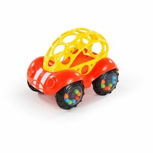 OBALL Hračka autíčko Rattle & Roll Oball ™ červeno / žlté 3m+ vyobraziť