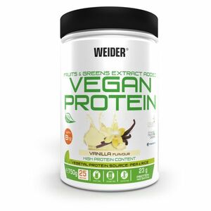 WEIDER Vegan proteín príchuť vanilka 750 g vyobraziť