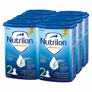 NUTRILON 2 Advanced Pokračovacie dojčenské mlieko od 6-12 mesiacov 6 x 800 g vyobraziť