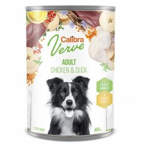 CALIBRA Verve Adult Chicken&Duck konzerva pre psov 400 g vyobraziť