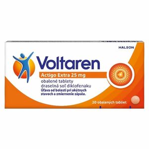 VOLTAREN Actigo Extra 25 mg 20 tabliet vyobraziť