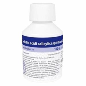 SOLUTIO acidi salicylici spirituosa 2% dermálny roztok 100 g vyobraziť