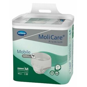 MOLICARE Premium Mobile 5 kvapiek M zelené plienkové nohavičky naťahovacie 14 ks vyobraziť