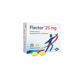 FLECTOR 25 mg 20 mäkkých kapsúl vyobraziť