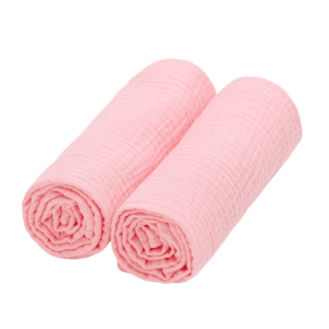 T-TOMI Mušelínové plienky pink 2 ks vyobraziť