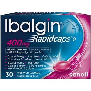 IBALGIN Rapidcaps 400 mg 30 kapsúl vyobraziť