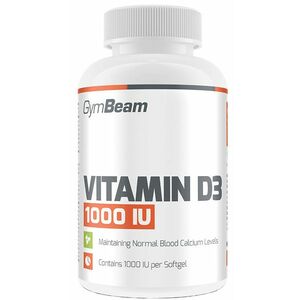 GYMBEAM Vitamín D3 1000 IU fudge brownie 60 kapsúl vyobraziť