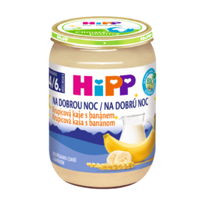 HIPP Kaša mliečna Bio na dobrú noc krupicová 190g vyobraziť