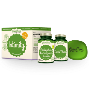 GREENFOOD NUTRITION GreenFood Intimity + Pillbox 150 kapsúl vyobraziť