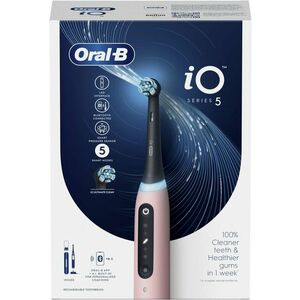 Oral-B iO 5 Pink Elektrická zubná kefka vyobraziť
