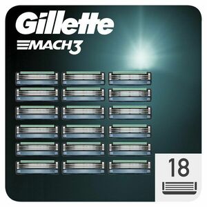 GILLETTE Mach3 Pánske náhradné holiace hlavice 18 ks vyobraziť