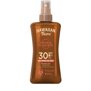 HAWAIIAN TROPIC Glowing Protection Ochranný suchý olej v spreji SPF 30, 200 ml vyobraziť
