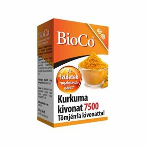 BIOCO Kurkuma extrakt so 7500 výťažkami z kadidlovníka 60 kapsúl vyobraziť
