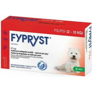FYPRYST Psy 2-10 kg Roztok na kvapkanie na kožu pre psov 1 ks vyobraziť