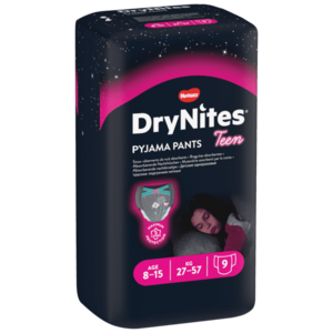 HUGGIES Dry Nites large pre dievčatá plienkové nohavičky 27-57 kg, 9 ks vyobraziť