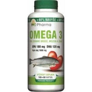 BIO PHARMA Omega 3 1000 mg, 160 kapsúl vyobraziť