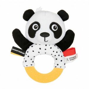 CANPOL BABIES BabiesBoo Senzorická hračka Panda s kúskadlom a chrastiacim zvukom vyobraziť