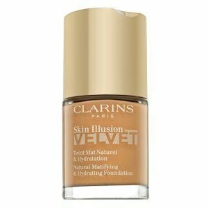 Clarins Skin Illusion Velvet Natural Matifying & Hydrating Foundation tekutý make-up so zmatňujúcim účinkom 107C Beige 30 ml vyobraziť