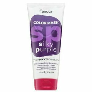 Fanola Color Mask vyživujúca maska ​​s farebnými pigmentmi pre oživenie farby Silky Purple 200 ml vyobraziť