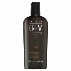American Crew 3-in-1 šampón, kondicionér a sprchový gel pre každodenné použitie 250 ml vyobraziť