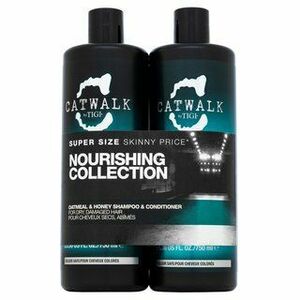 Tigi Catwalk Oatmeal & Honey Shampoo & Conditioner šampón a kondicionér pre suché a poškodené vlasy 750 ml + 750 ml vyobraziť