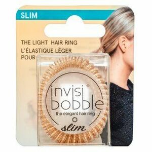 InvisiBobble Slim Bronze 3 pcs gumička do vlasov vyobraziť