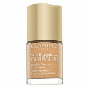 Clarins Skin Illusion Velvet Natural Matifying & Hydrating Foundation tekutý make-up so zmatňujúcim účinkom 108.5W Cashew 30 ml vyobraziť