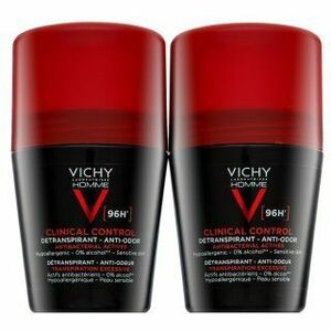 Vichy Homme antiperspirant Detranspirant 96H 2 x 50 ml vyobraziť