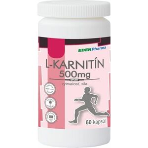 EDENPHARMA L-KARNITIN 500 mg 60 kapsúl vyobraziť