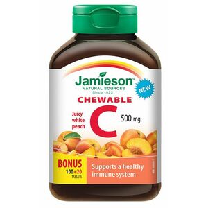 JAMIESON Vitamín C 500 mg broskyňa 120 tabliet vyobraziť