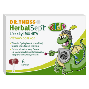 DR.THEISS HerbalSept Kids Lízanky IMUNITA 6 ks vyobraziť