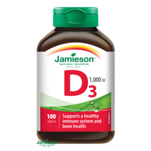 JAMIESON Vitamín D3 1000 IU 100 tabliet vyobraziť
