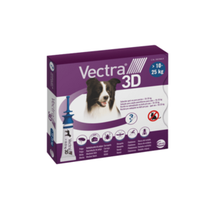 VECTRA 3D spot-on pre psy M (10–25 kg) 3 x 3.6 ml vyobraziť