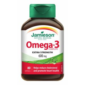 JAMIESON J - Omega-3 Complete 80 softgels vyobraziť
