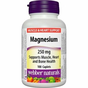 WEBBER NATURALS Magnesium 100tbl 250 tabliet vyobraziť