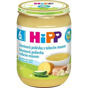 HIPP BIO Zeleninová polievka s teľacím mäsom 190 g vyobraziť