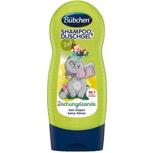 BÜBCHEN Kids šampón a sprchovací gél 2v1 Partička z džungle 230 ml vyobraziť