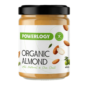 POWERLOGY Organic Almond Cream 475 g vyobraziť