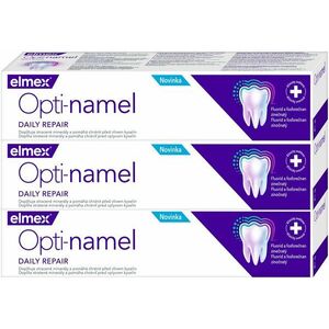 ELMEX Opti-namel Daily Repair zubní pasta 3 x 75 ml vyobraziť