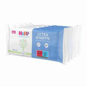 HIPP BabySanft Ultra Sensitiv Vlhčené obrúsky 5 x 48 ks vyobraziť