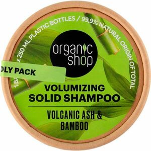 ORGANIC SHOP Pevný šampón pre objem vlasov Sopečný popol a bambus 60 g vyobraziť