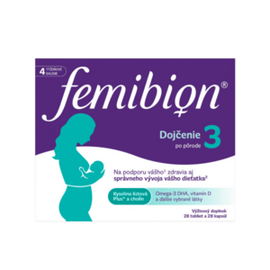 FEMIBION 3 Dojčenie, 28 tabliet a 28 kapsúl vyobraziť