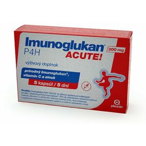 PLEURAN Imunoglukan P4H ACUTE 300 mg 5 kapsúl vyobraziť