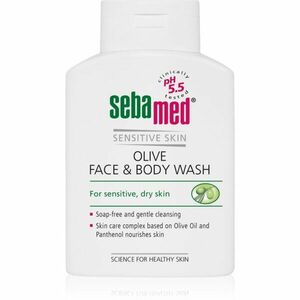 Sebamed Wash jemná umývacia emulzia na telo a tvár s olivovým olejom 200 ml vyobraziť