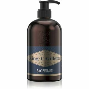 Gillette King C. Beard & Face Wash šampón na bradu 350 ml vyobraziť